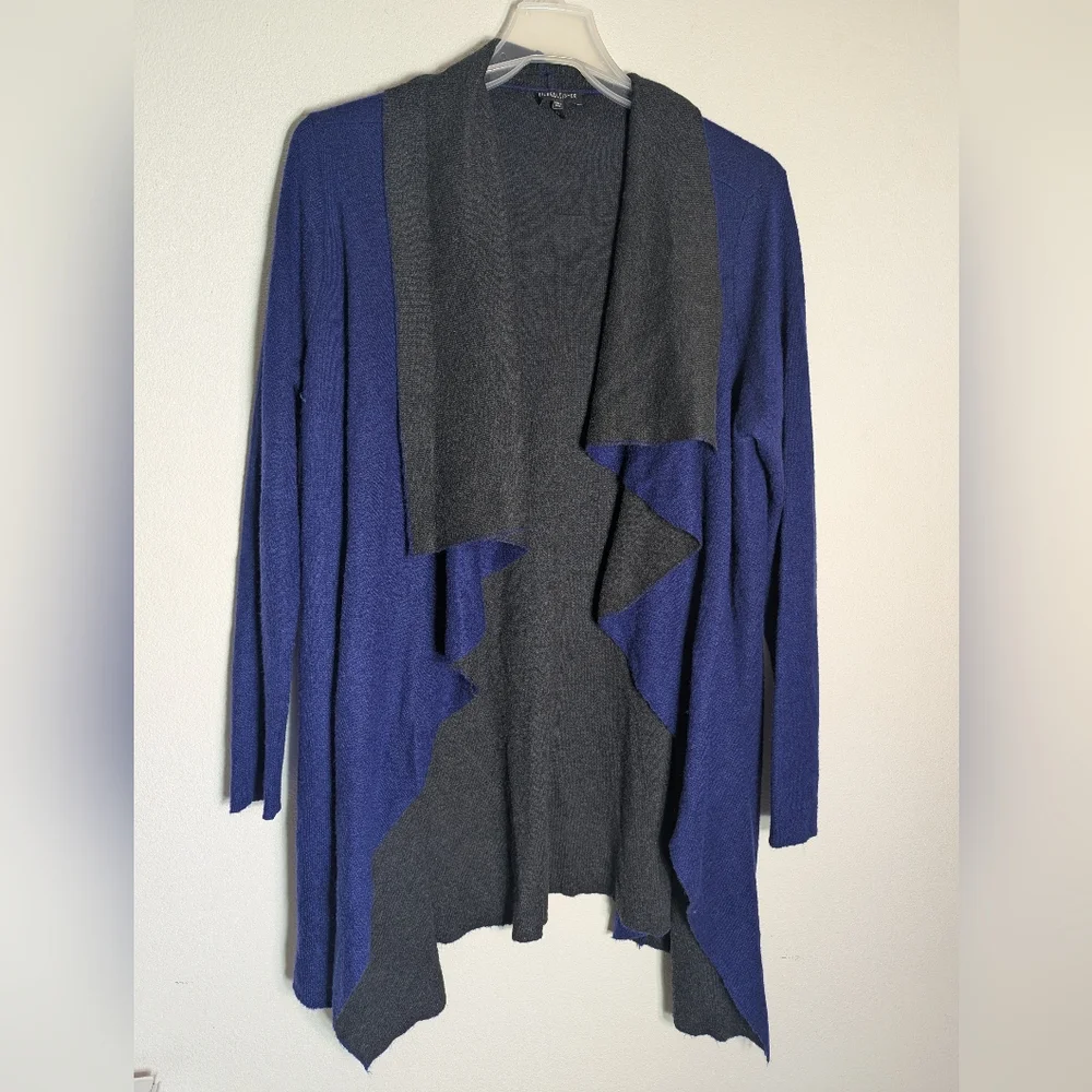 Eileen Fisher Womens Cardigan Organic Cotton Cashmere Mohair Quiet Luxury‎ 1X
